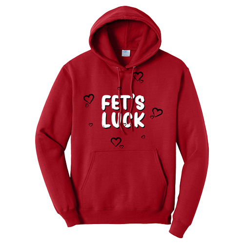 Need That Tees Fet's Luck Classic Red Hoodie