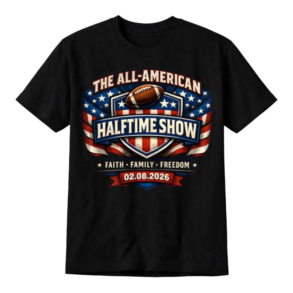 Need That Tees All American Faith Family Freedom Half Time Tee